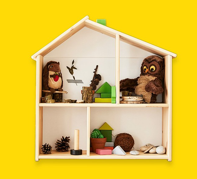 casita de madera