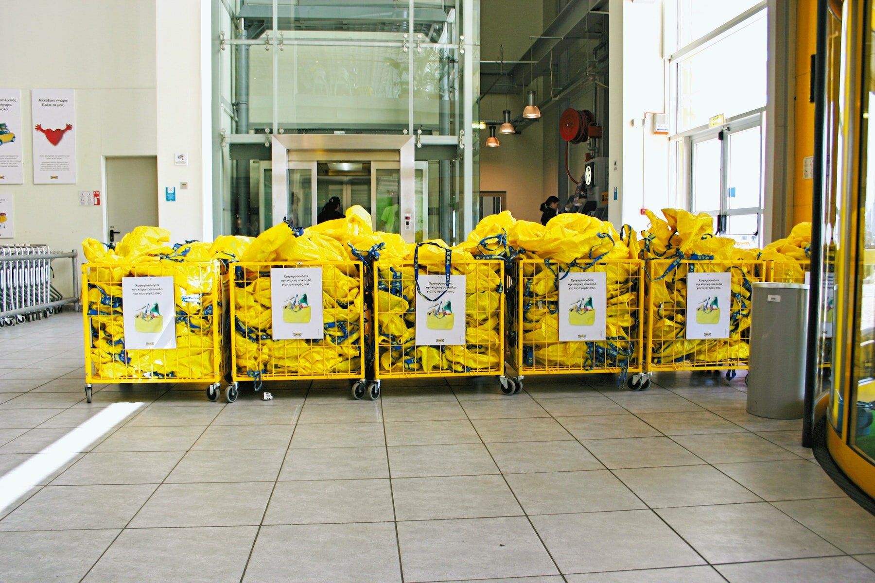 foto de bolsas de IKEA