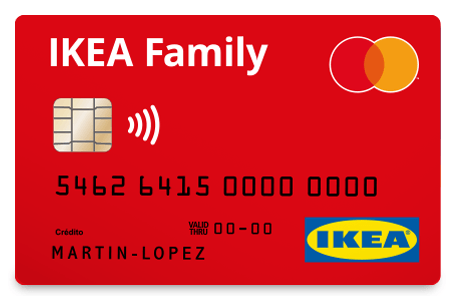 Tarjeta IKEA Family roja