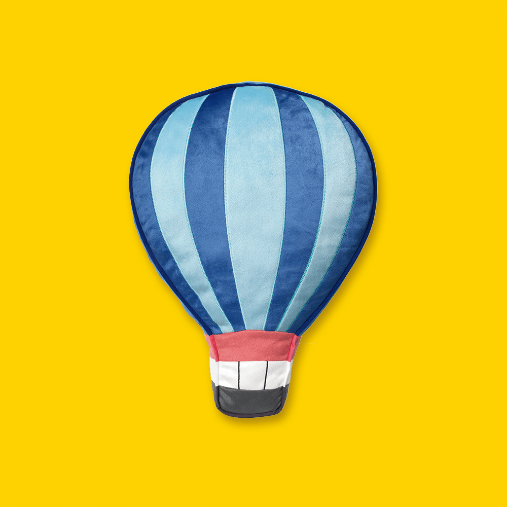 imagen de un globo aerostático de peluche