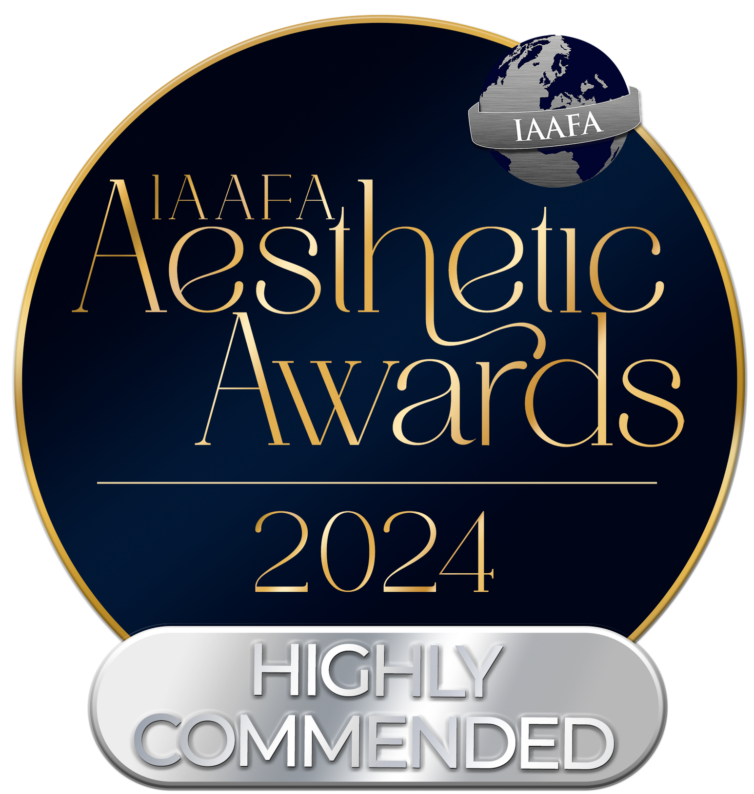 IAAFA Highly Commended award for Best Non Surgical Result and Lip enhancement