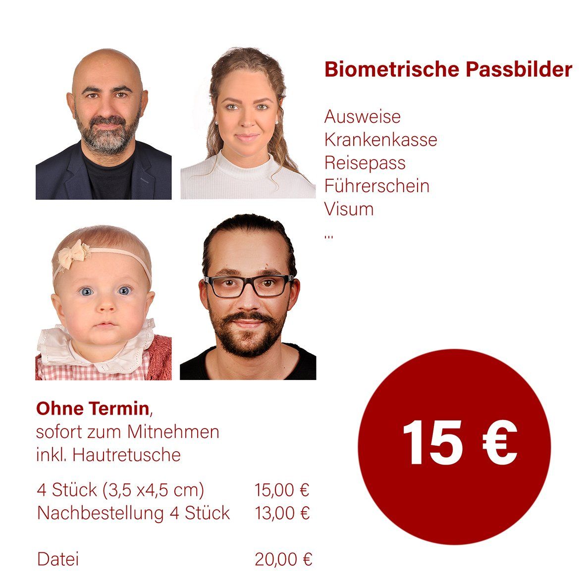 Passfoto Passbild Biometrisch Eschweiler Aachen