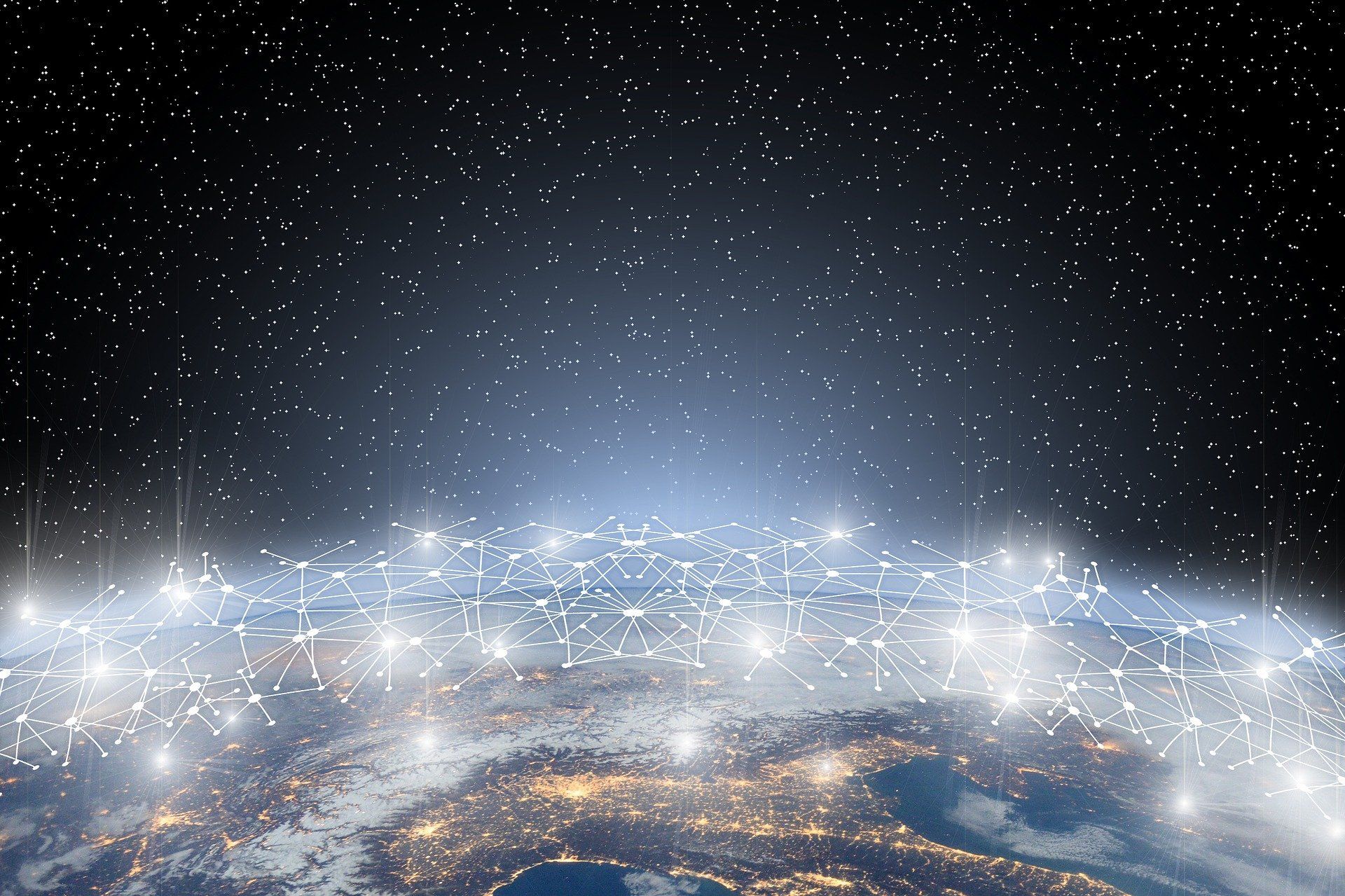 Datennetz über Globus