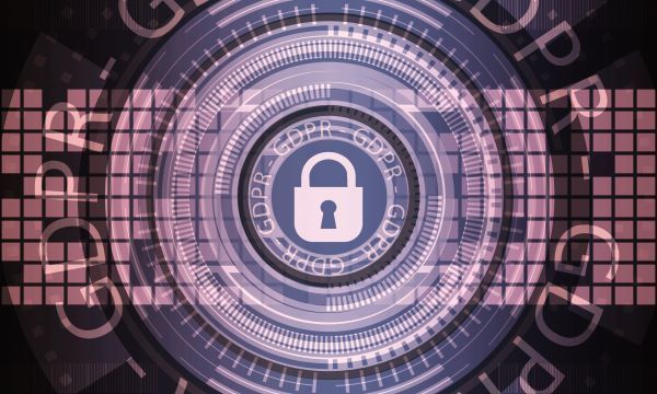 Grafik Schloss und GDPR