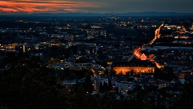 Karlsruhe bei Nacht