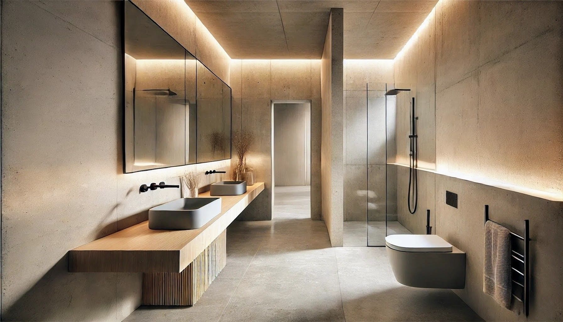 Servicio de revestimiento de baños con microcemento