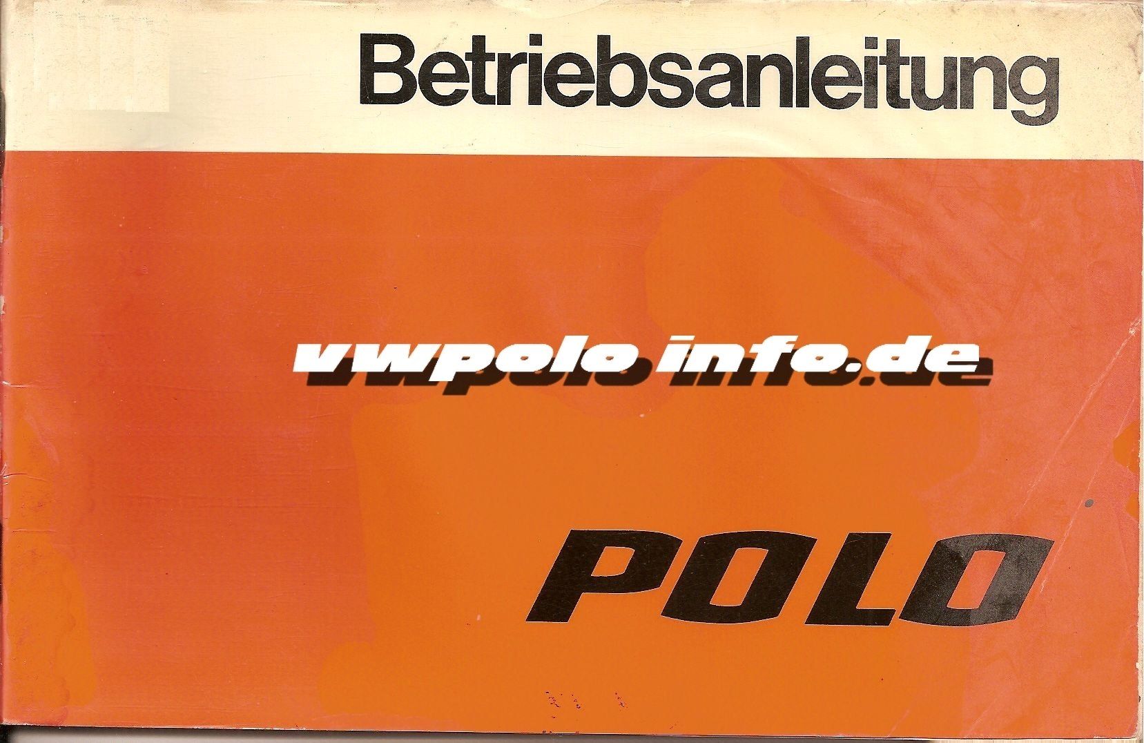 Betriebsanleitung  Polo 1977