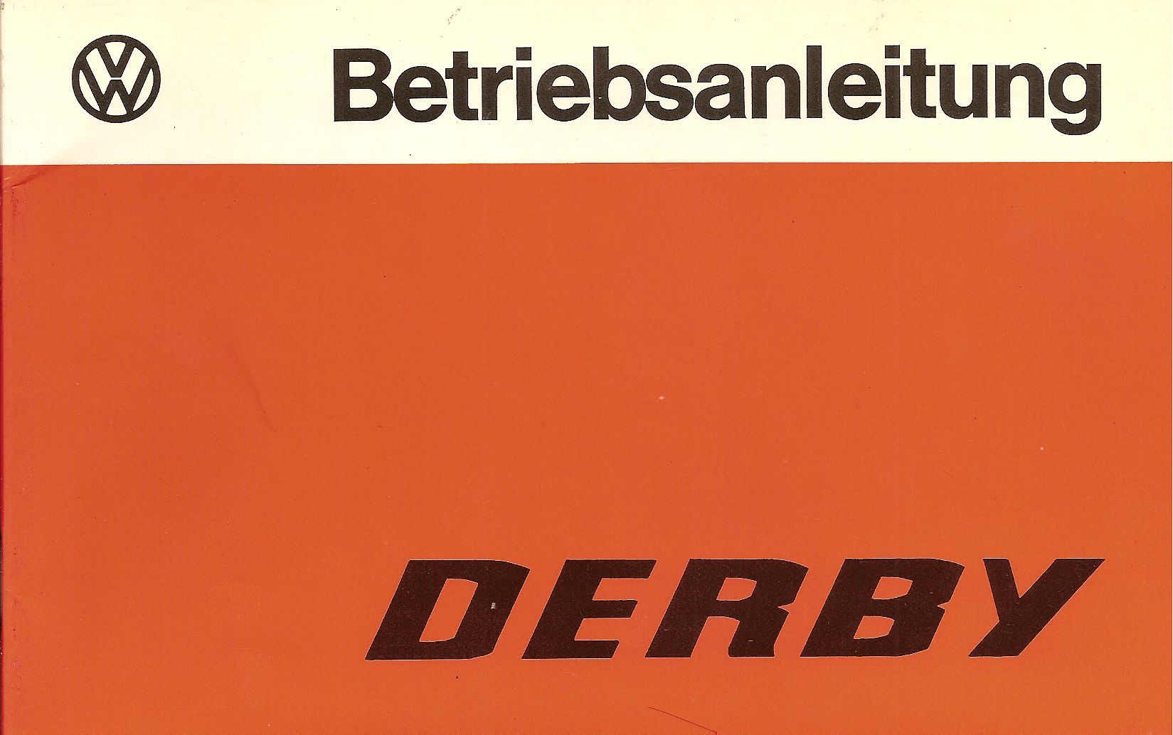 Betriebsanleitung  Derby 1977