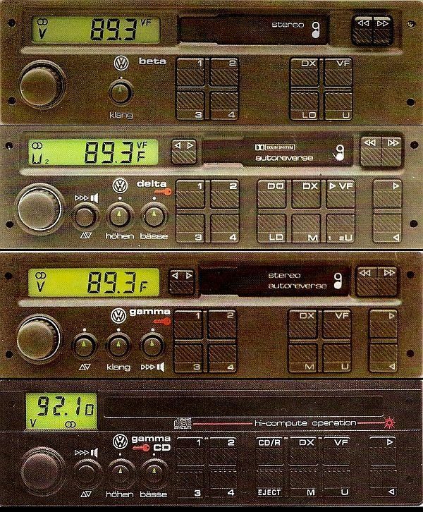 Radios VW Polo 86c und 2f