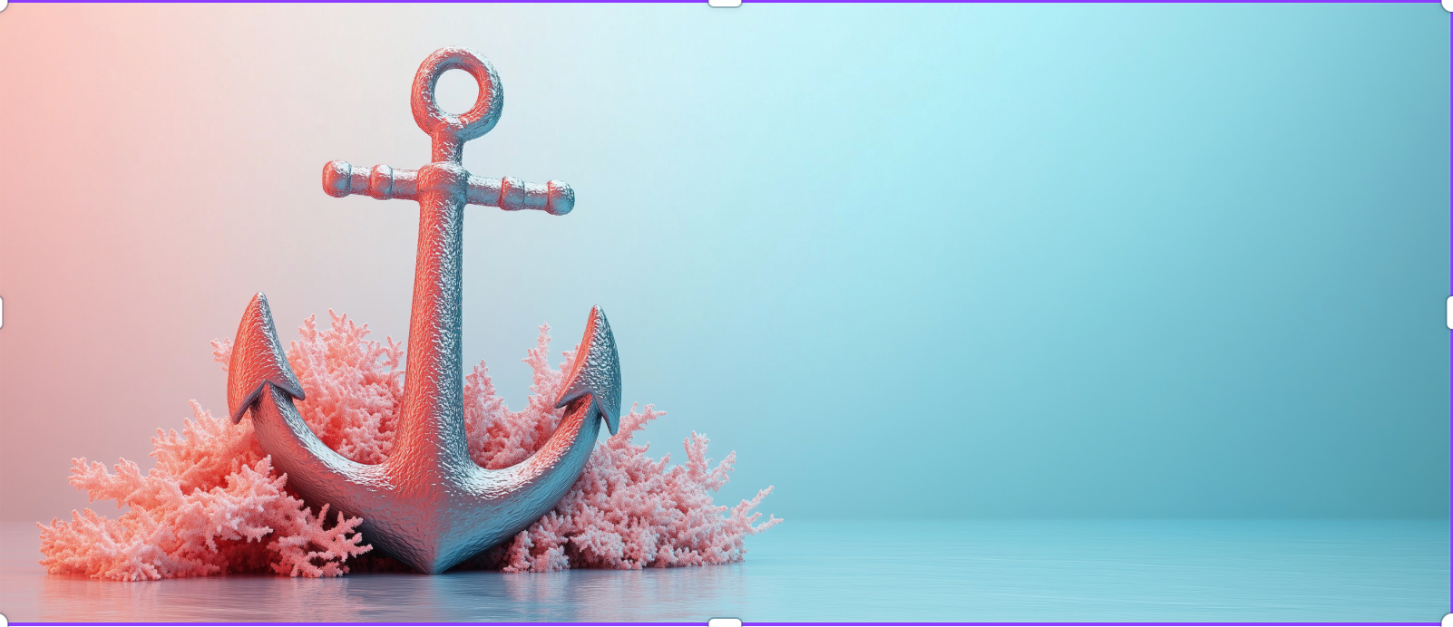 A small business owner steering a boat through rough seas, symbolizing marketing as the anchor durin