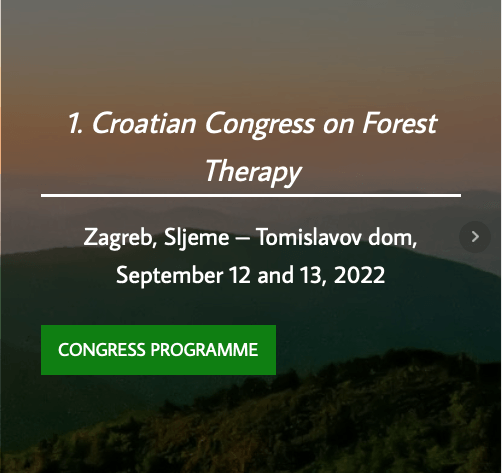 1. Croatian Congress on Forest Therapy, Zagreb Forest health expert Dr. Melanie H. Adamek as keynote speaker at the 1 Croatian Congress on Forest Therapy in Zagreb, Croatia