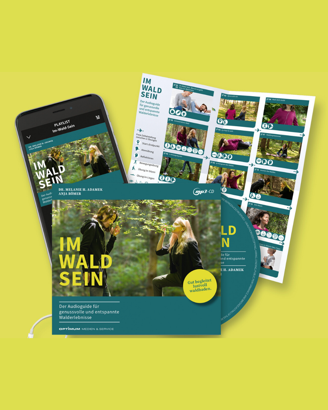 Waldbaden-Anleitung: IM-WALD-SEIN Audioguide für entspannte Walderlebnisse von Dr. Melanie H. Adamek, ISBN 9783936798197