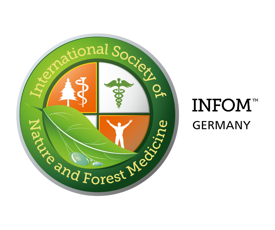 Logo des INFOM German Chapter IM-WALD-SEIN® Institute (IWSI) is German representative of the International Society of Nature and Forest Medicine (INFOM)
