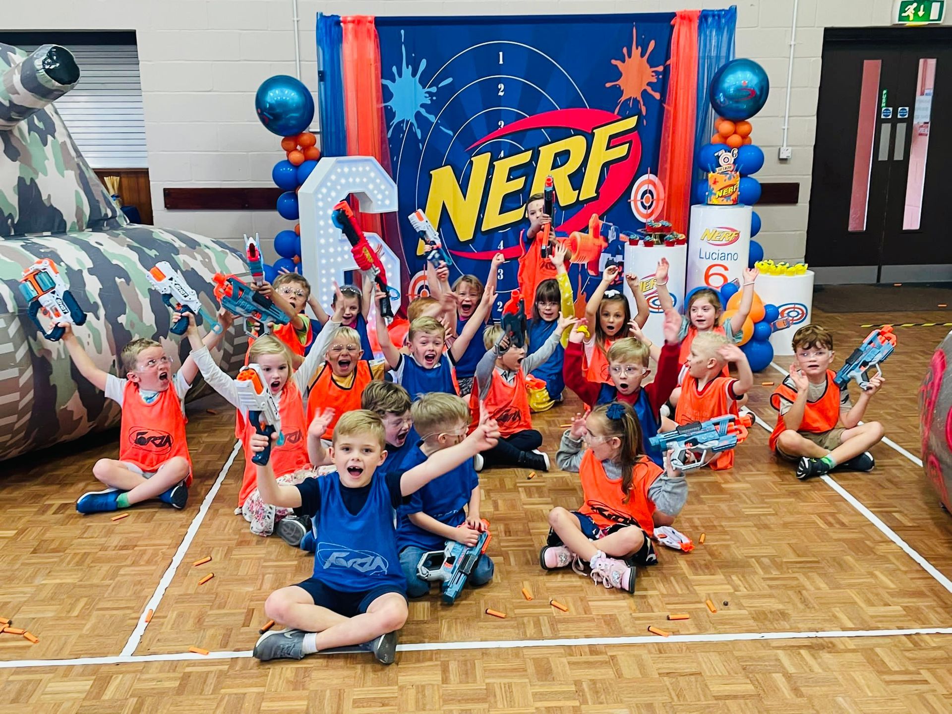 boy nerf gun party