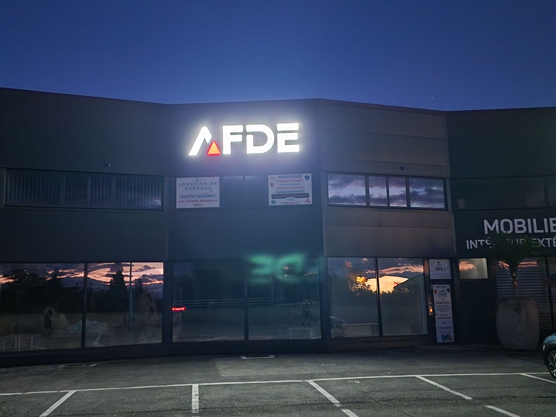 AFDE entre Romans et Valence Enseigne AFDE