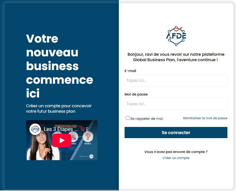 Outil Global Business Plan Global Business Plan