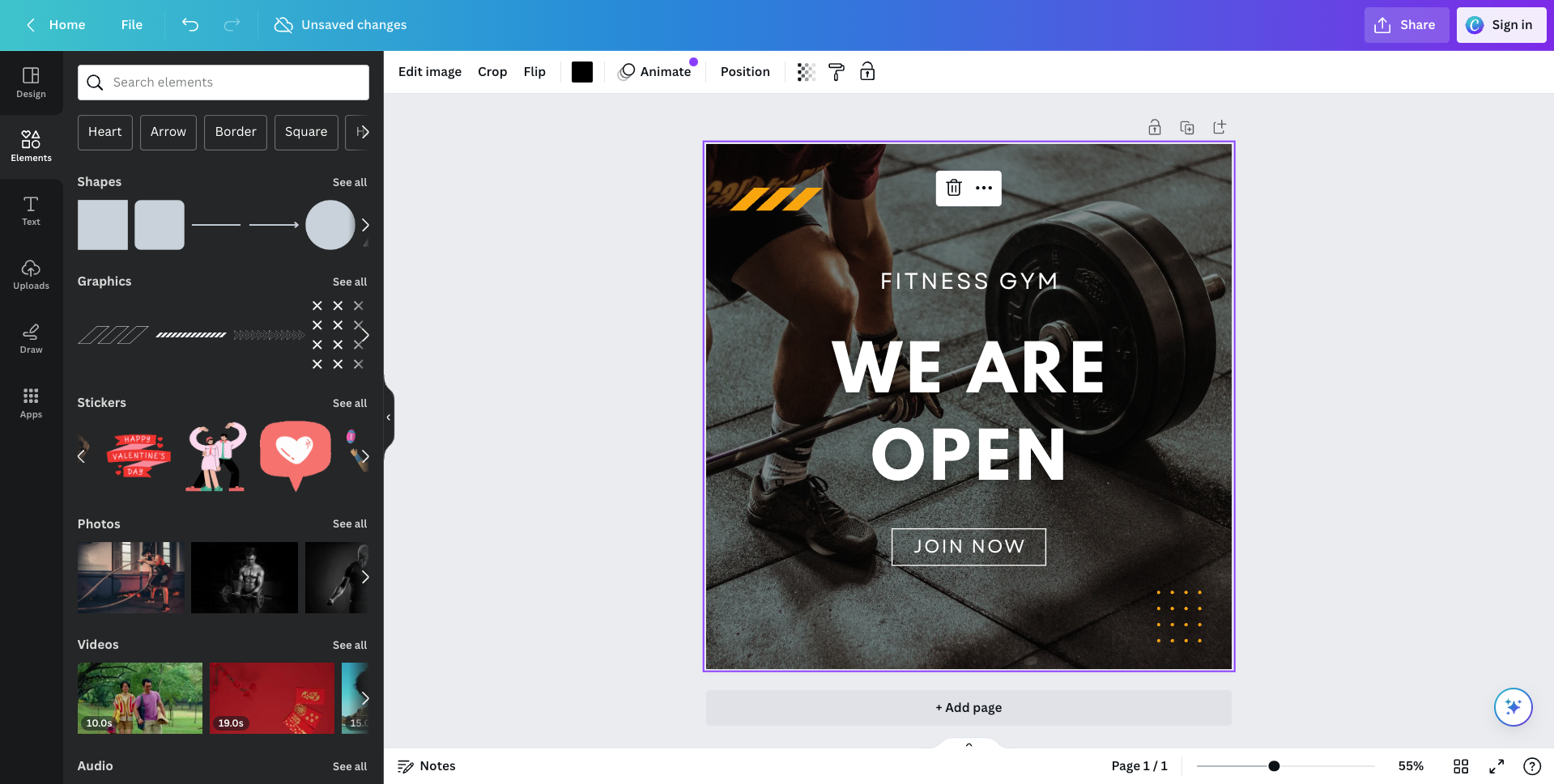Capture-d'ecran-Canva-création-visuel-Instagram