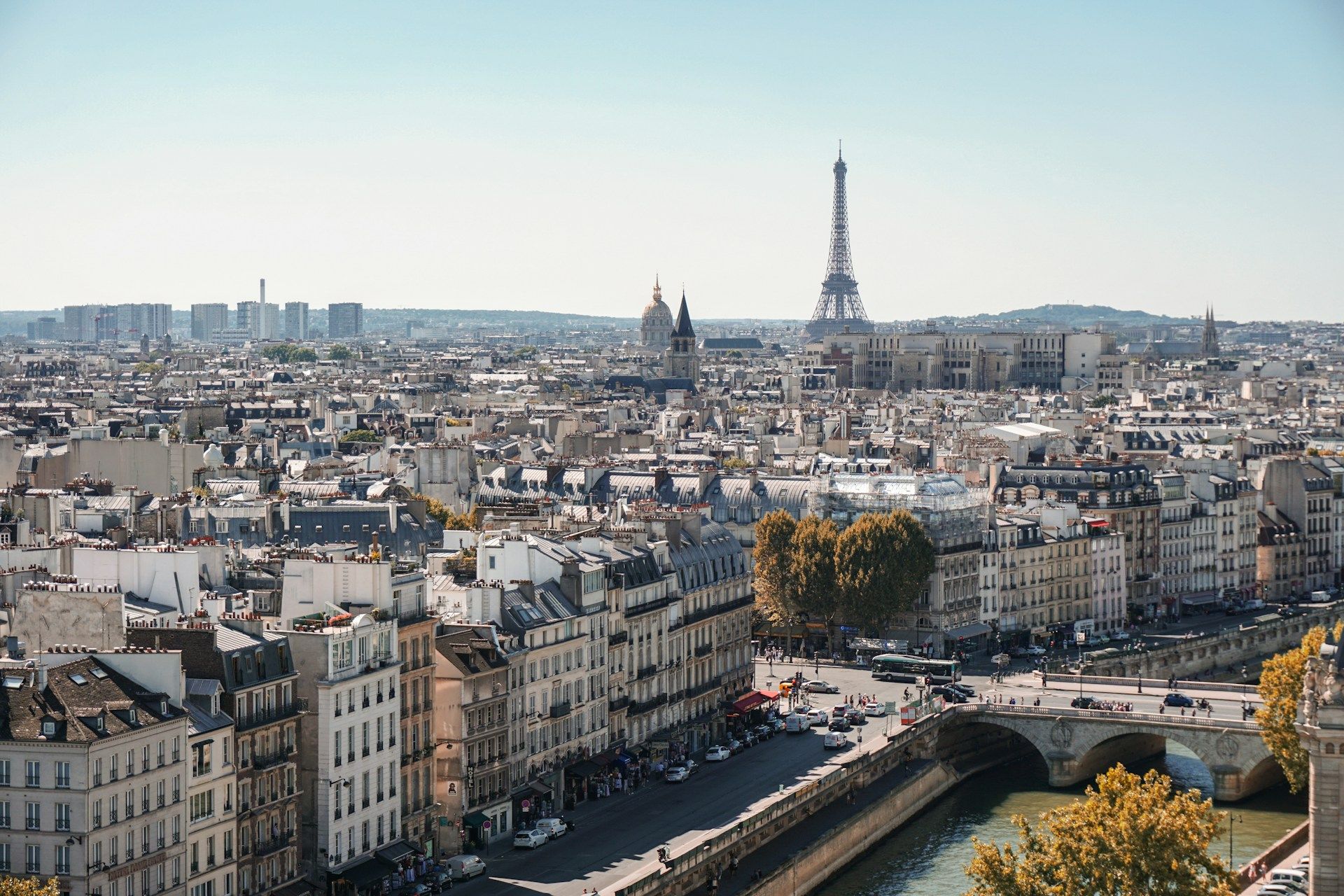 Photo de la ville de Paris où AFDE réalise des Bilans de Compétences.