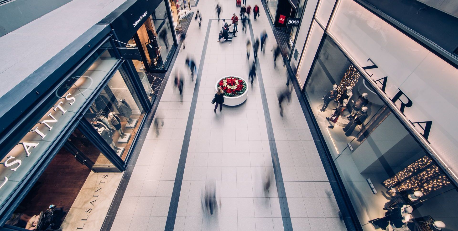 Foule shopping Black Friday 2023