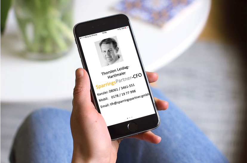 Vereinbaren Sie jetzt ein persönliches Gespräch Thorsten Leidag-Hartlmaier SparringsPartner CFO