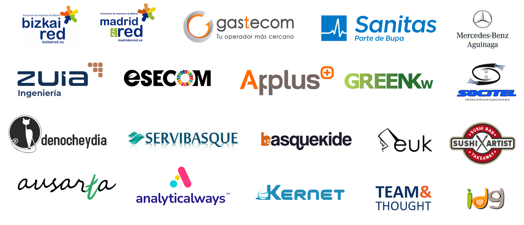 Algunos de nuestros clientes