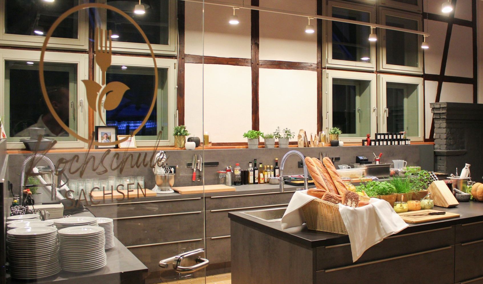 Foto von der Küche der Kochschule