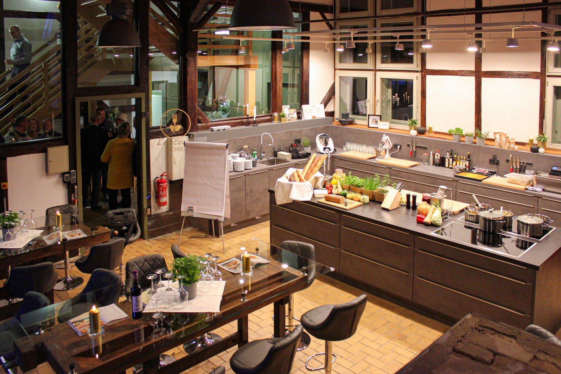 Foto von der Küche der Kochschule