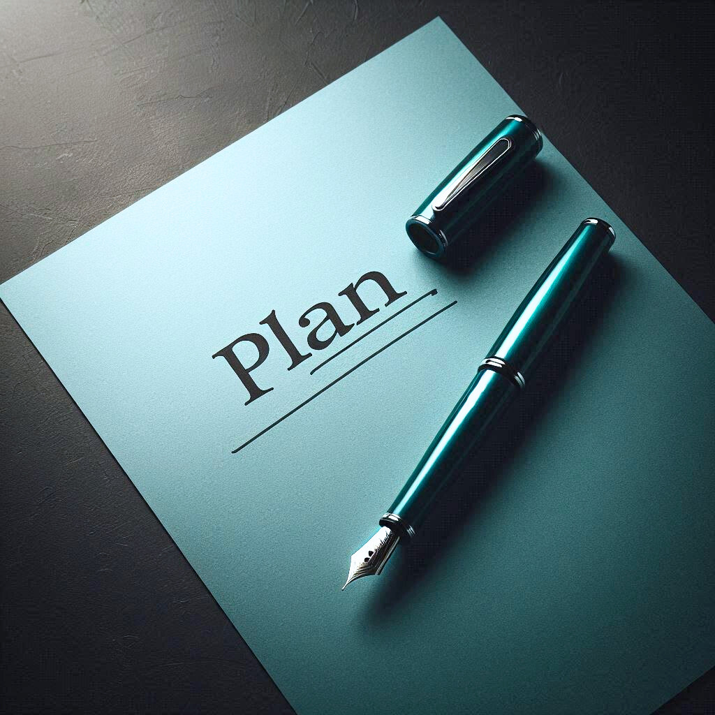 Prepare - Planen Auf einem Blatt Papier liegt ein Füller. Hier wird die Präsentation oder das Meeting vorbereitet, also geplant. Deshalb steht auf dem Blatt das Wort Prepare. Das ist der erste Schritt des 3P-Modells.