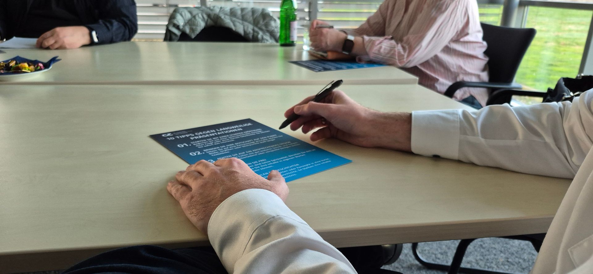 Präsentationsschulung für Mitglieder des Wirtschaftsforums Rees