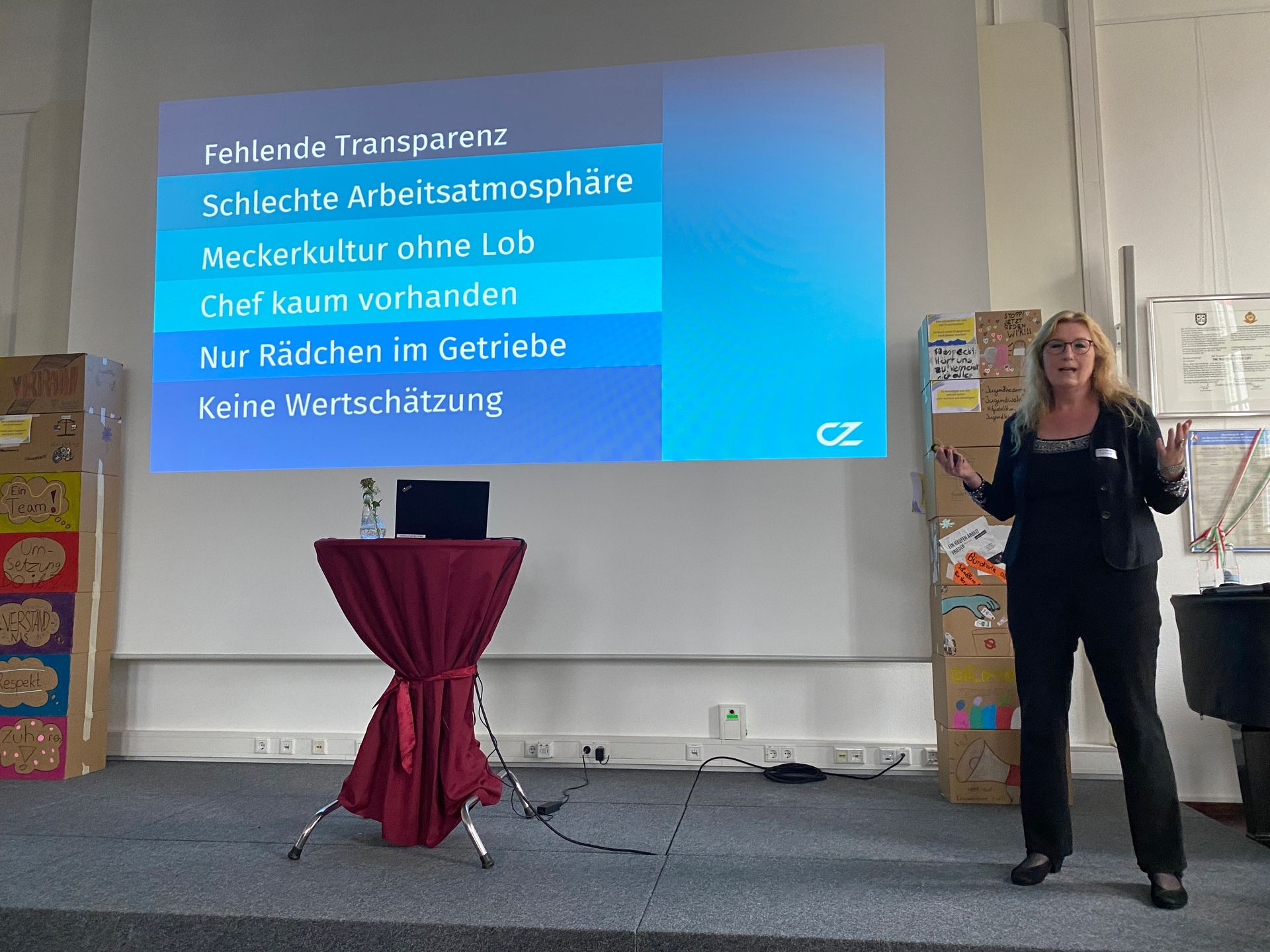 Vortrag Wirtschaftsförderung Xanten Quick Wins Kommunikation