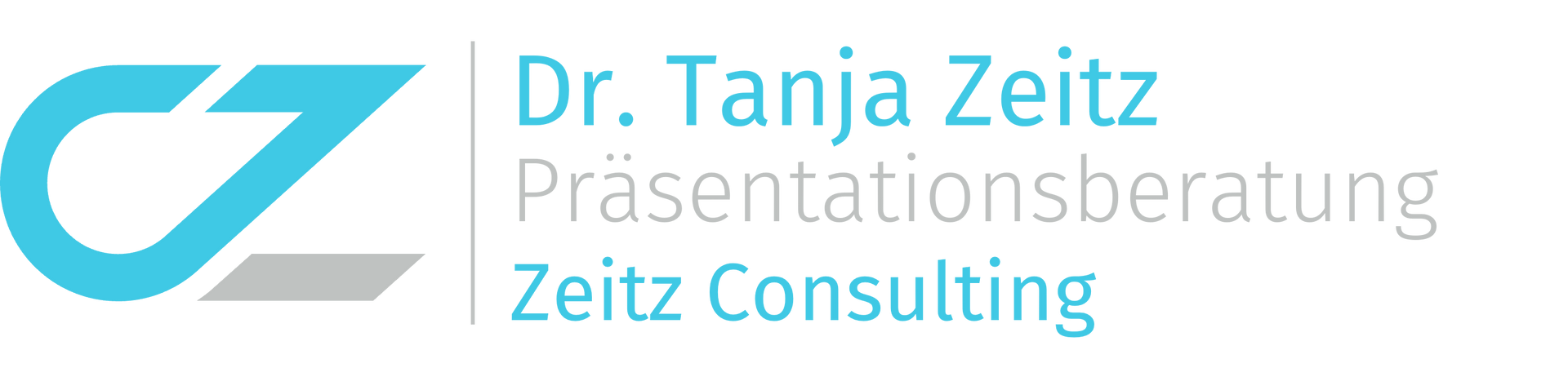 Logo Zeitz Consulting CZ Präsentationsberatung Dr. Tanja Zeitz