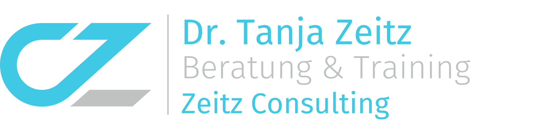 Logo Dr. Tanja Zeitz Zeitz Consulting Logo Zeitz Consulting CZ Präsentationsberatung Dr. Tanja Zeitz