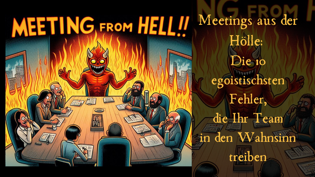Meetings aus der Hölle. 10 nervige Fehler in Meetings von Teams, KMUs, Organisationen