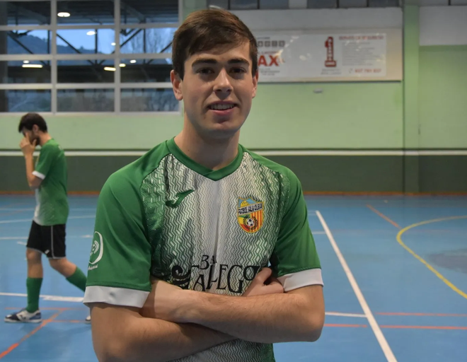 Marc Tribaldos, màxim golejador del primer equip.