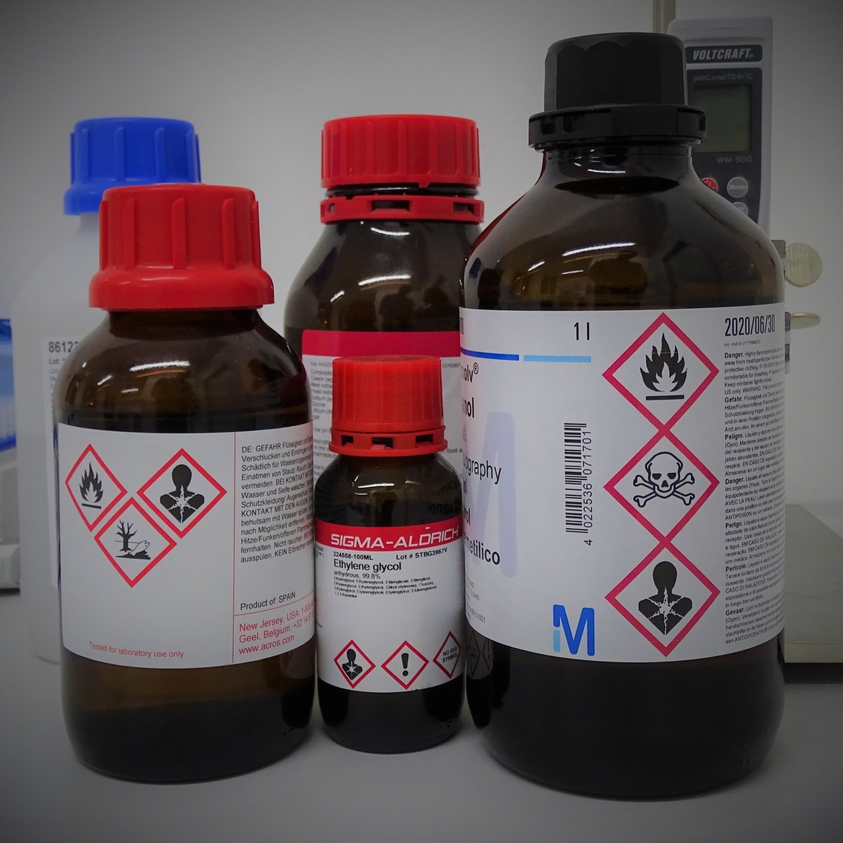 Formaldehyd in Laborflasche