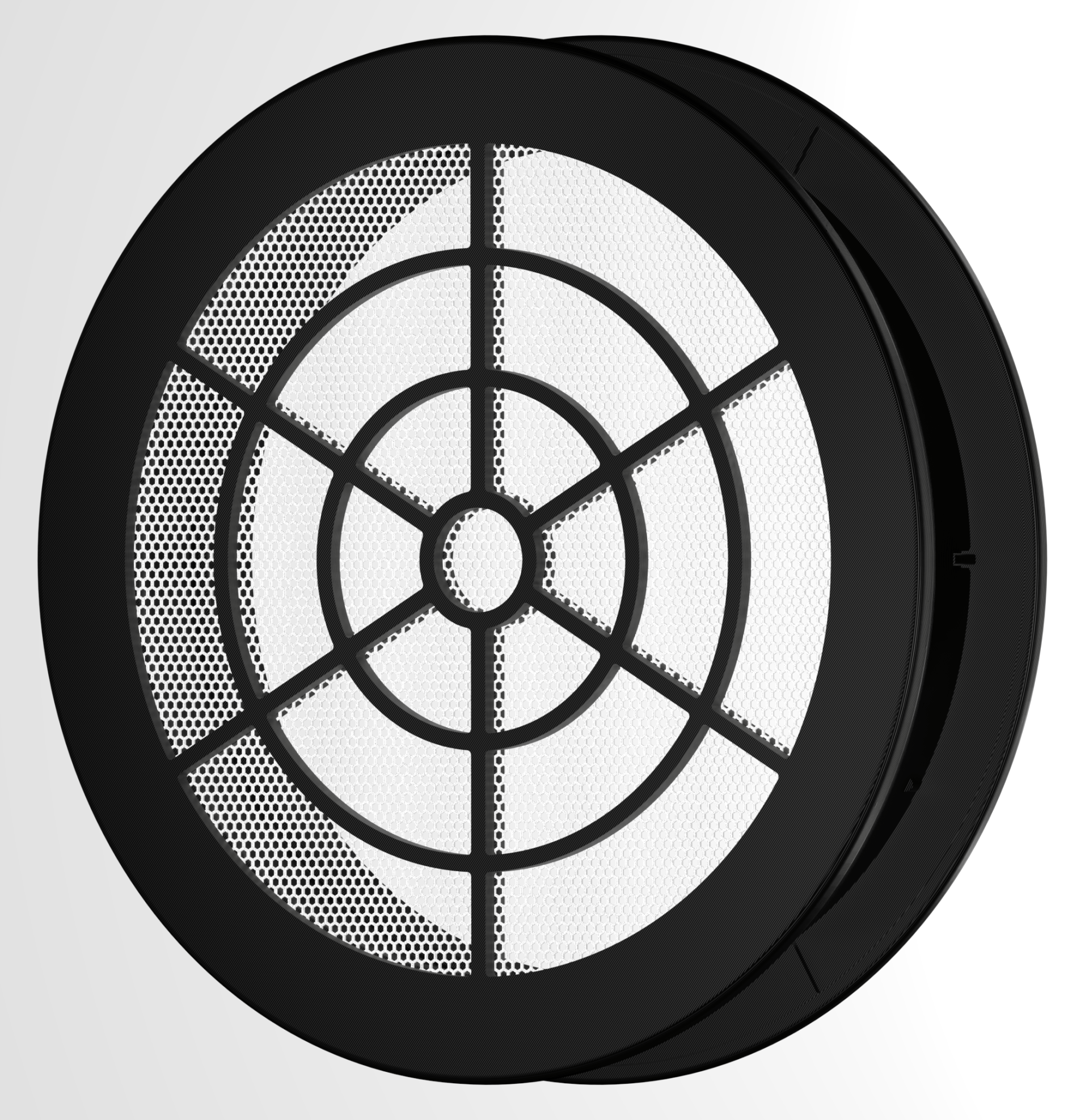 Lüftungsgitter, Luftdurchlass, Abluft, Abluftgitter, Zuluft, Zuluftgitter, Insektenschutz, Insektenschutzgitter, Durchmesser Tiefe wählbar, Kunststoff, Plastik, ohne bohren, klemmbar, zusammenstecken, steckbar