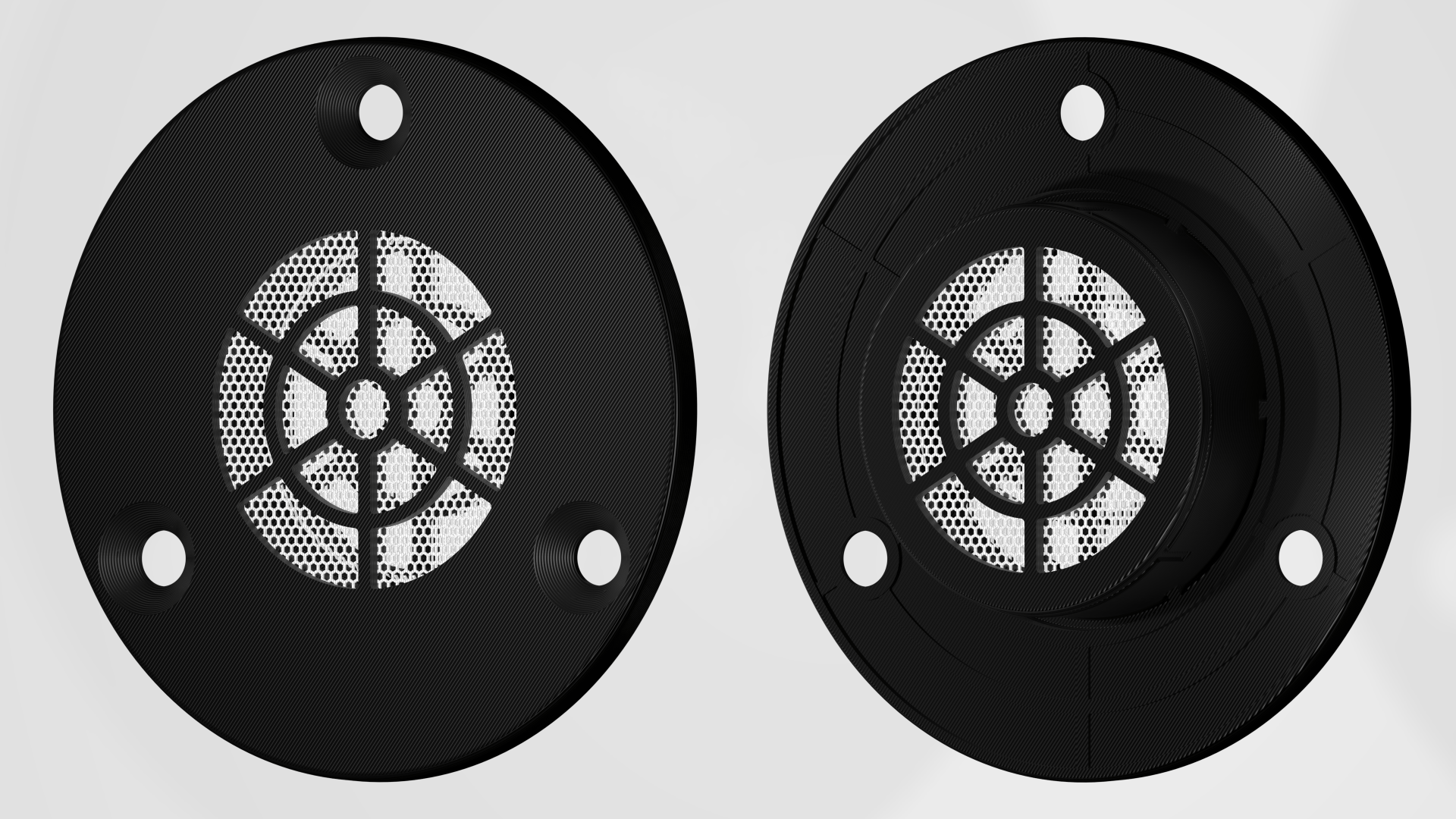 Lüftungsgitter, Luftdurchlass, Abluft, Abluftgitter, Zuluft, Zuluftgitter, Insektenschutz, Insektenschutzgitter, Durchmesser Tiefe wählbar, Kunststoff, Plastik, schraubbar, verschrauben