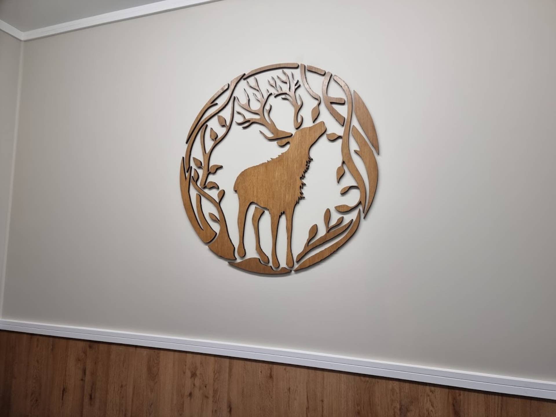 deer carving