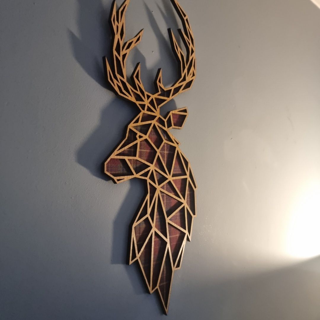 wooden-stags-head