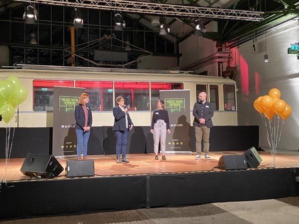 Bürgermeister bei der Ansprache zur DiWoDo 2021