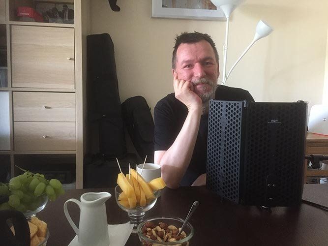 Carsten Wieland beim Interview