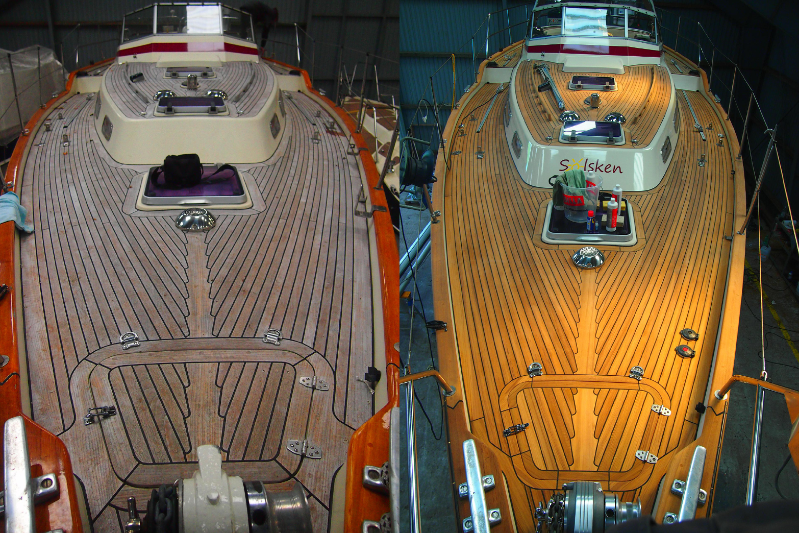 Najad 37 Teakdeck – Mobilerbootsbau