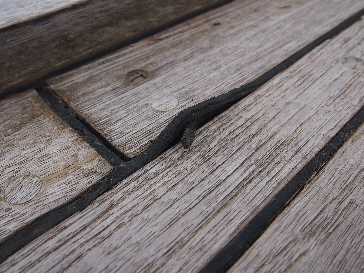 Vindö 40 Teakdeck Schaden