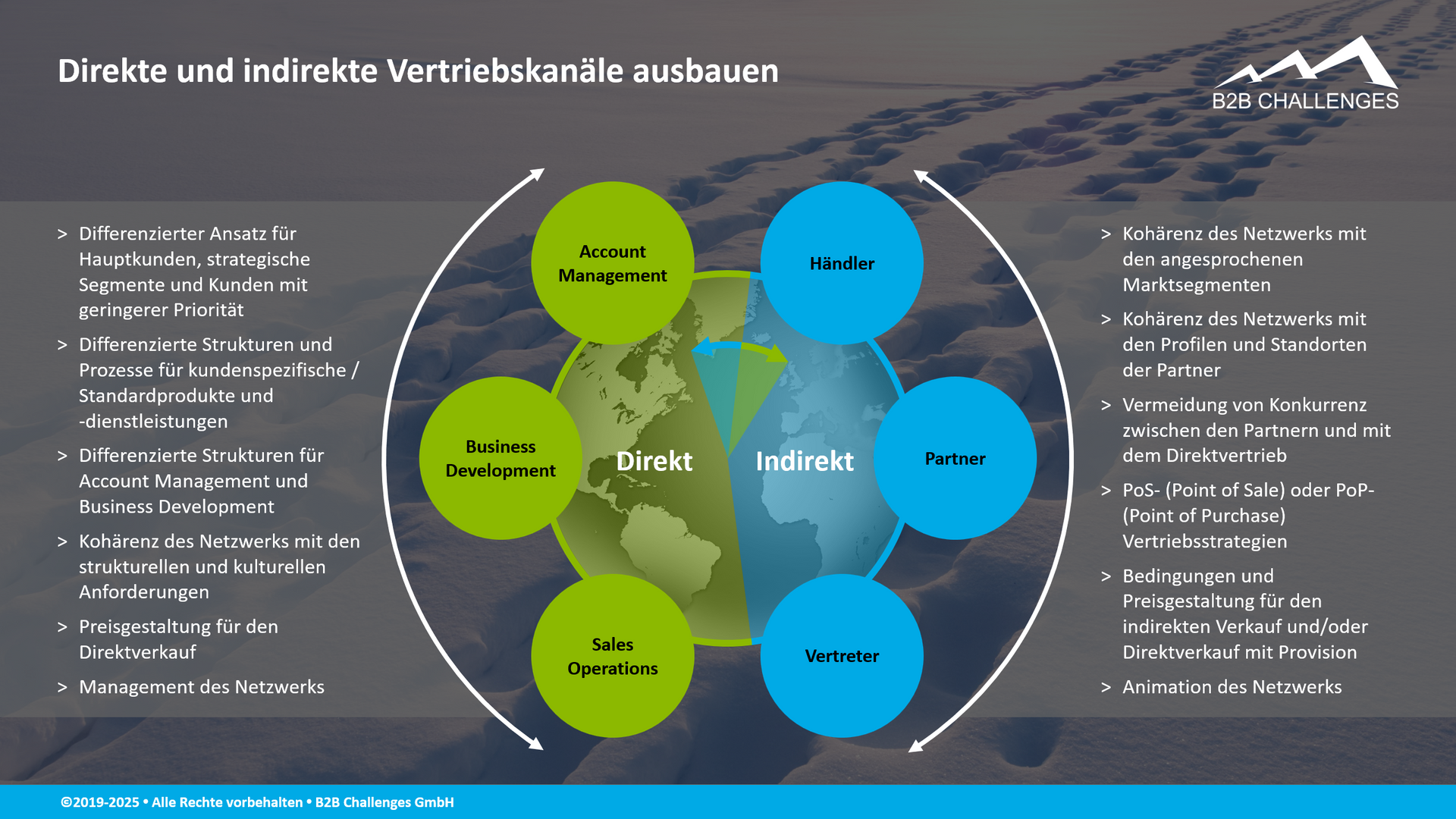 Direkte und indirekte Vertriebskanäle ausbauen (© Serge Megazzini | B2B Challenges GmbH) Direkte und indirekte Vertriebskanäle ausbauen (© Serge Megazzini | B2B Challenges GmbH)