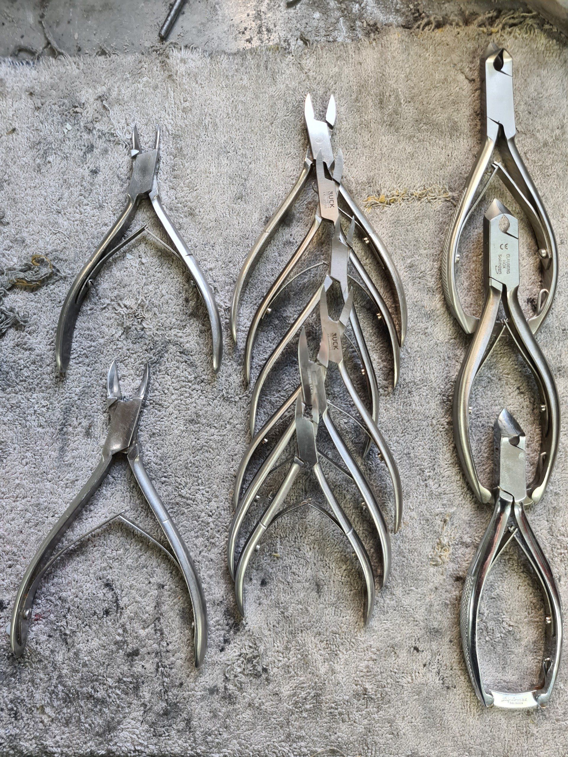 Fußpflegezangen schleifen