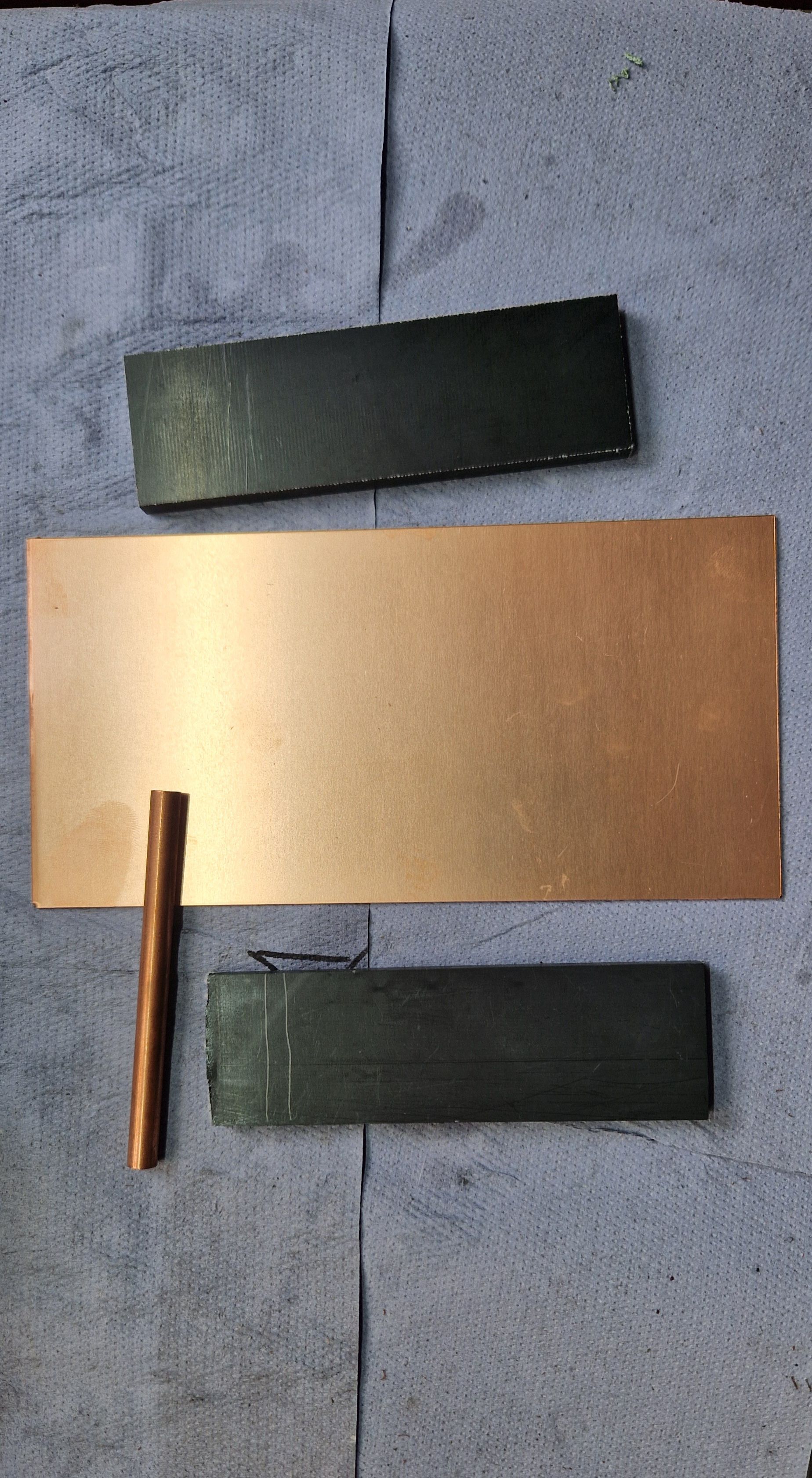 Jagd Damastmesser Griffmaterial