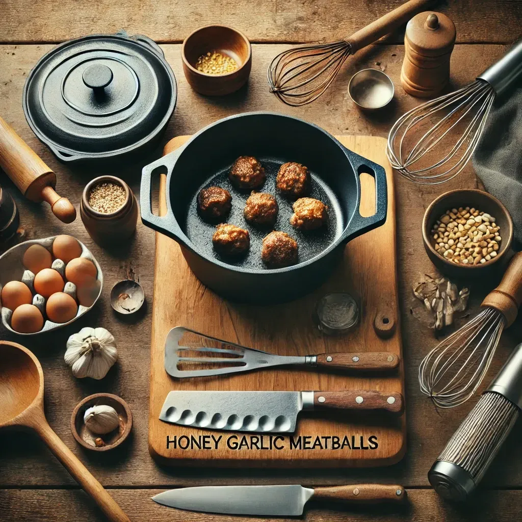 Küchenutensilien für Kartoffelsuppe