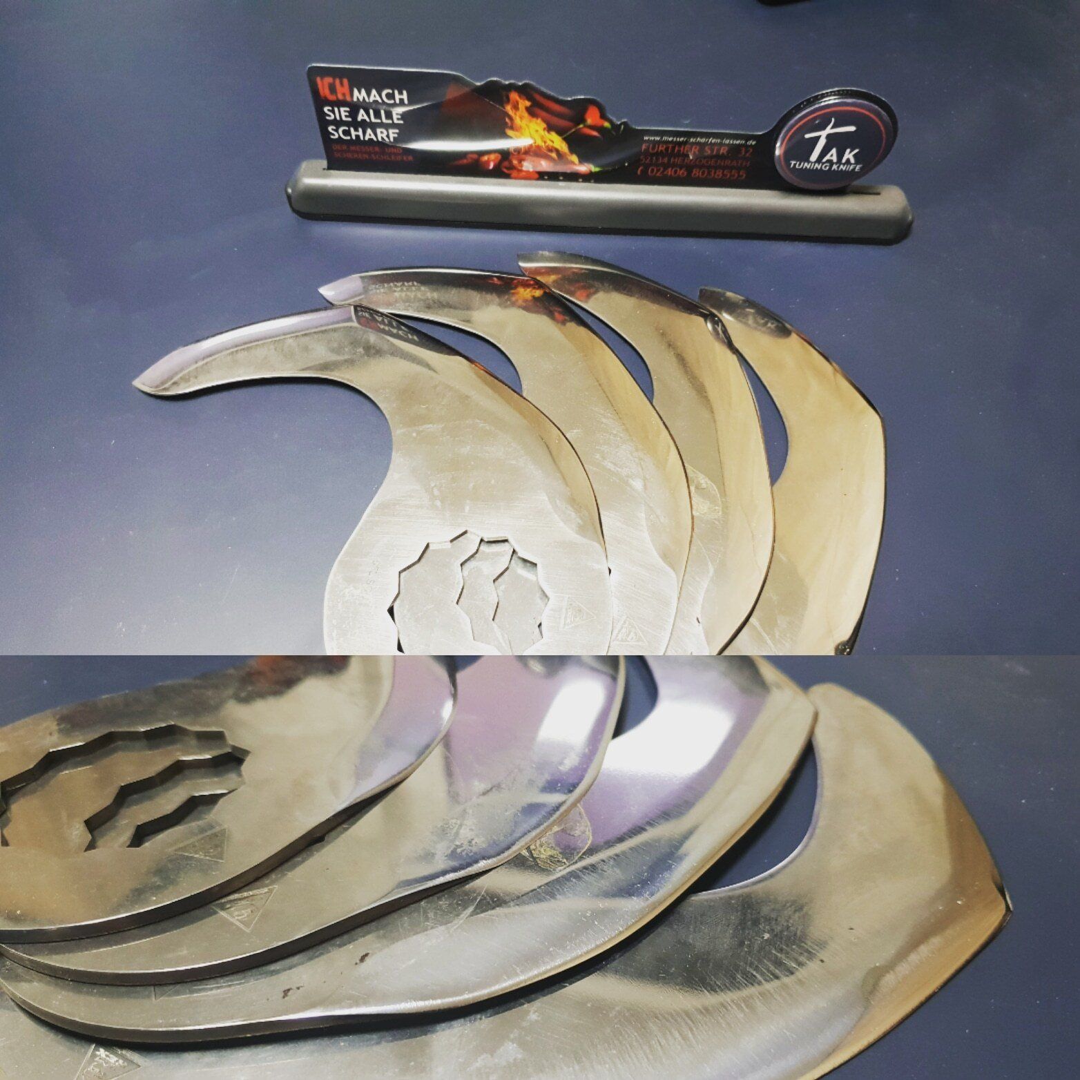 Kuttermesser schleifen