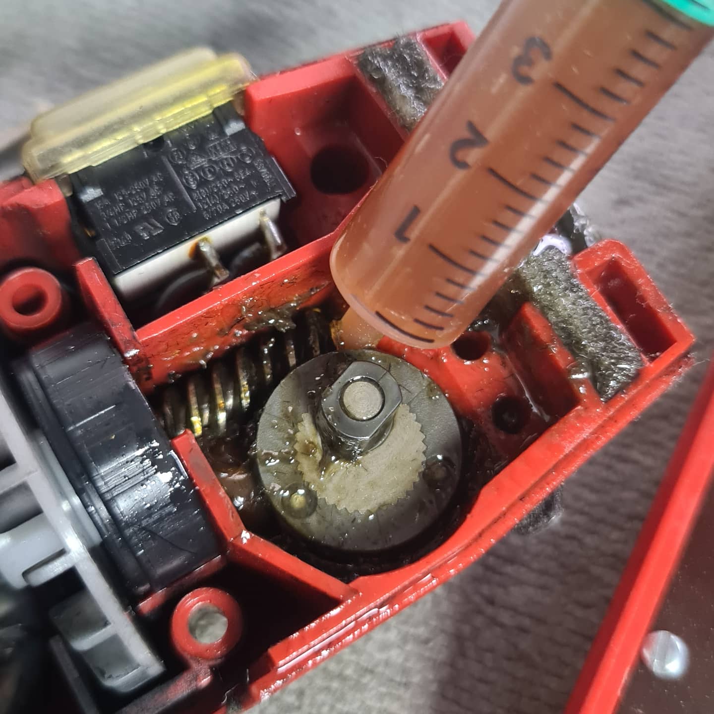 Wartung Schermaschine