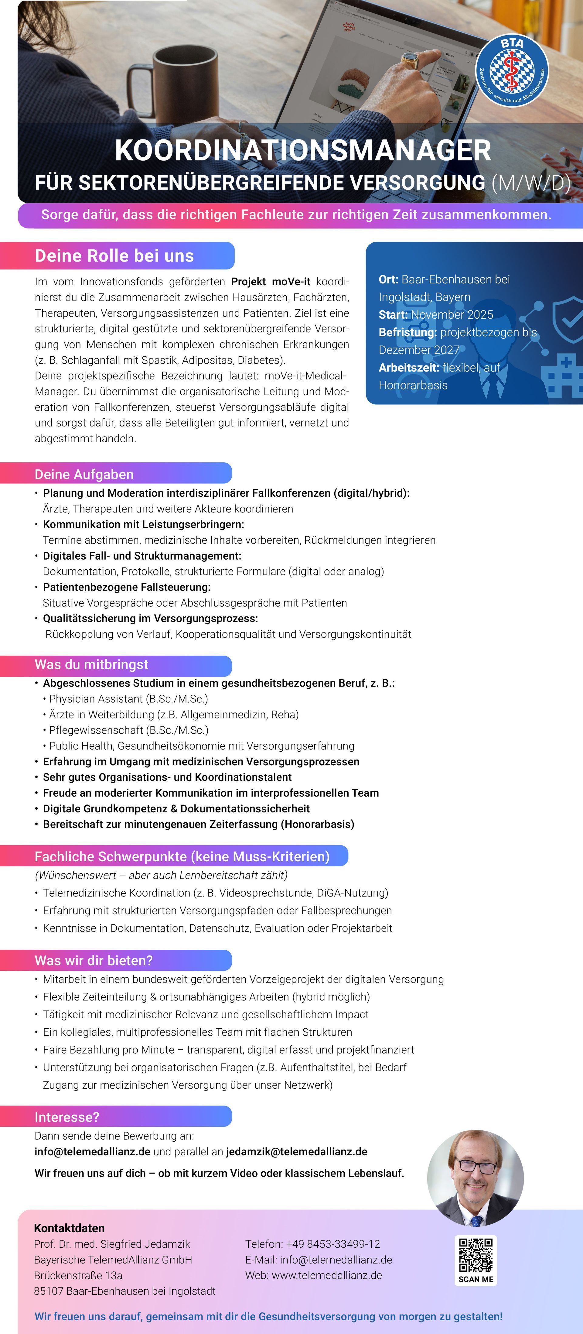 Koordinationsmanager für sektorenübergreifende Versorgung Koordinationsmanager für sektorenübergreifende Versorgung